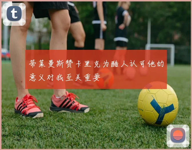 蒂莱曼斯赞卡里克为酷人认可他的意义对我至关重要
